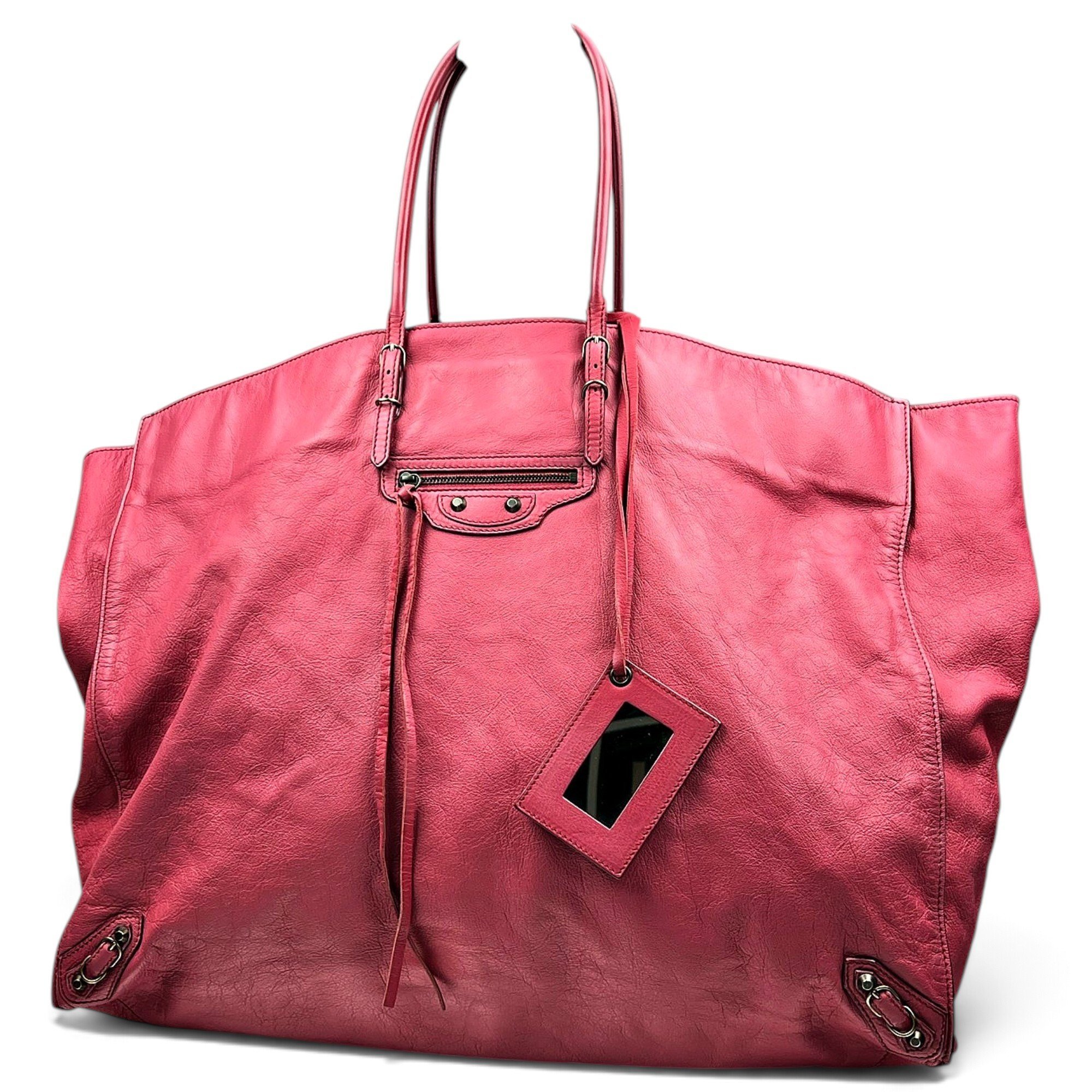 Papier leather tote