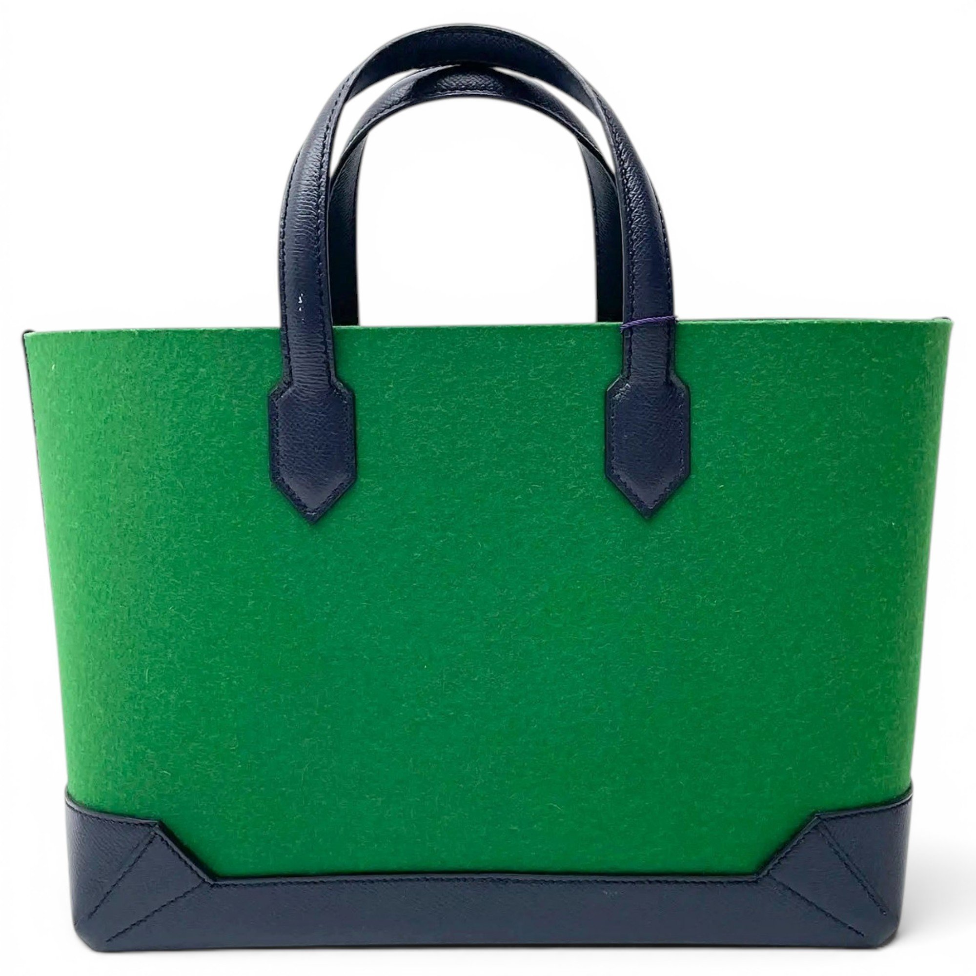 Hermes Maxibox Handbag Navy