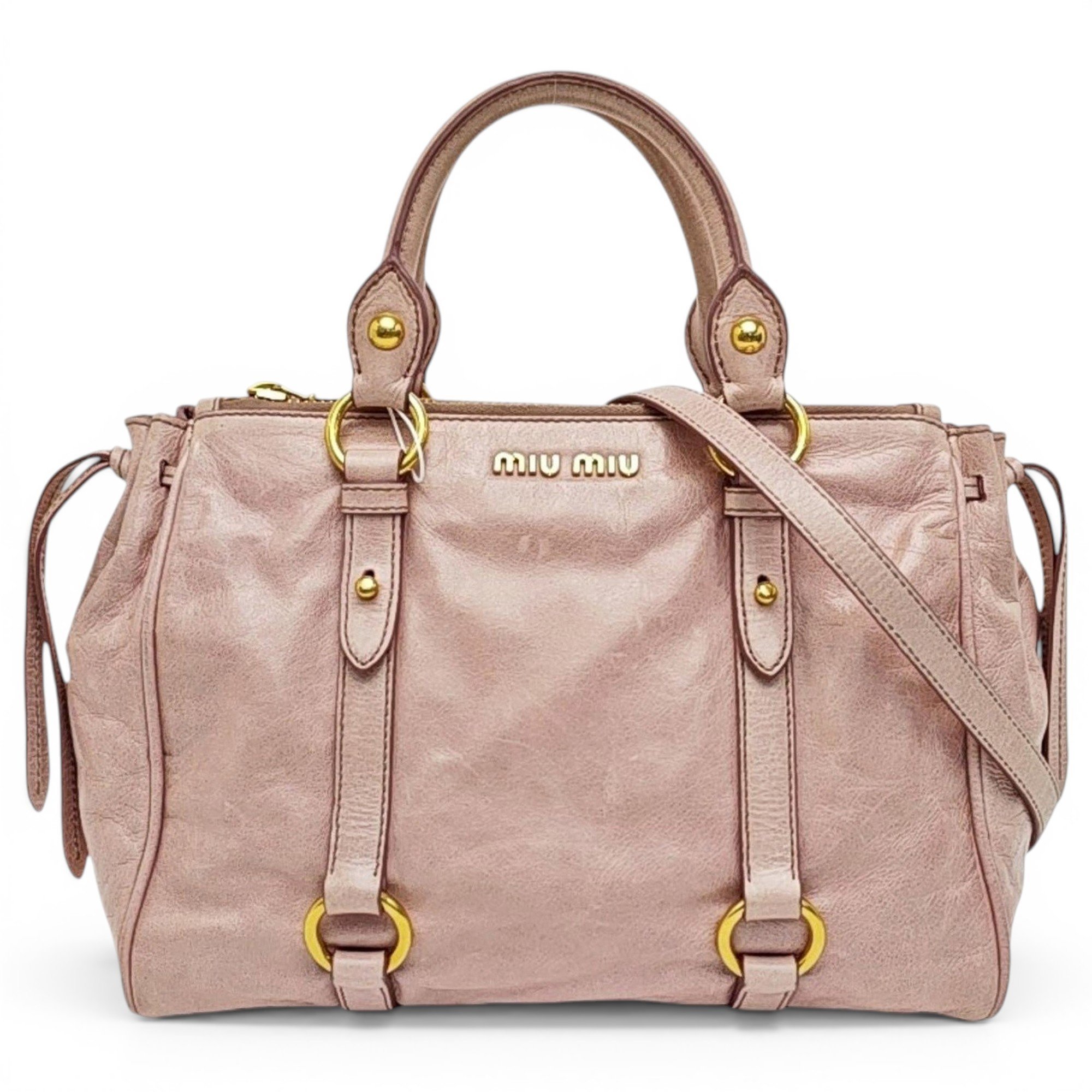 Vitello leather handbag