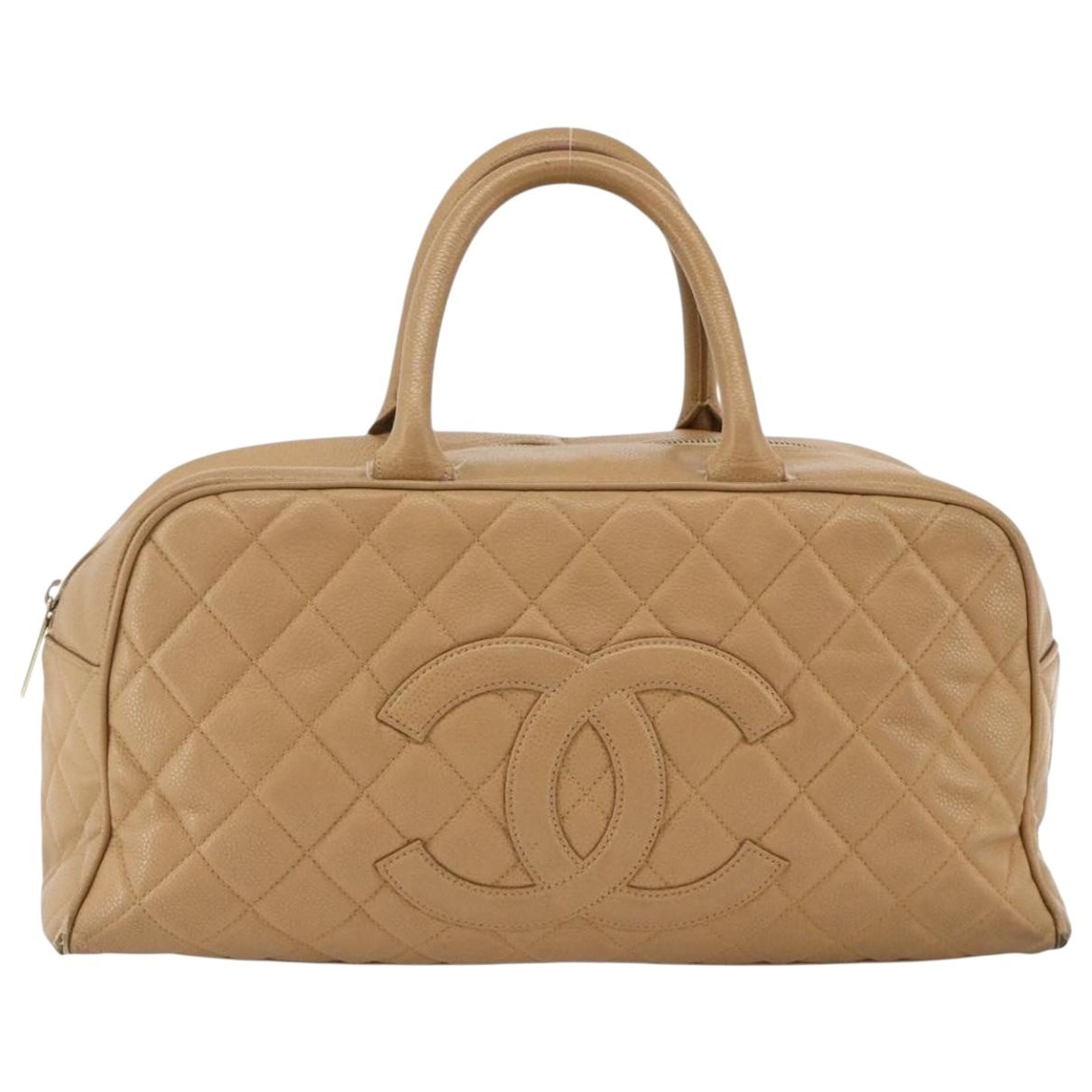 Leather bowling bag