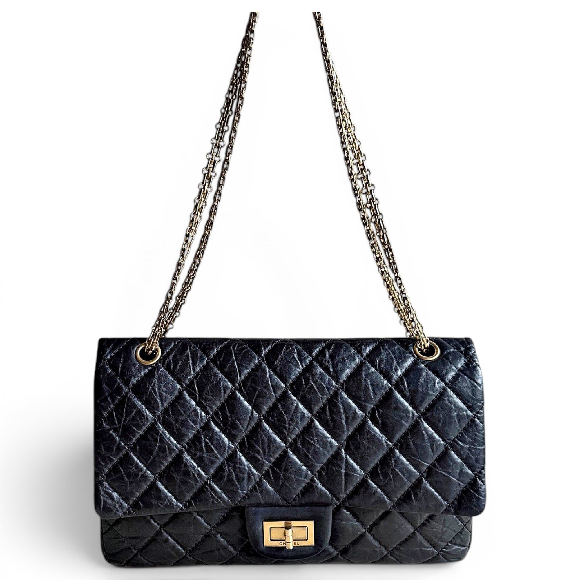 2.55 leather handbag