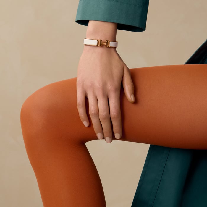 Blanc Bracelet Clic H