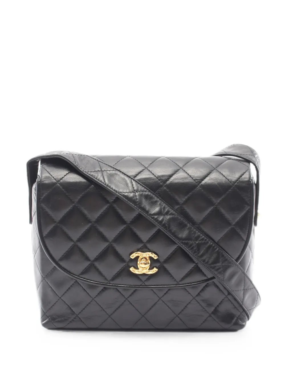 1991-1994 matelassé CC turn-lock shoulder bag