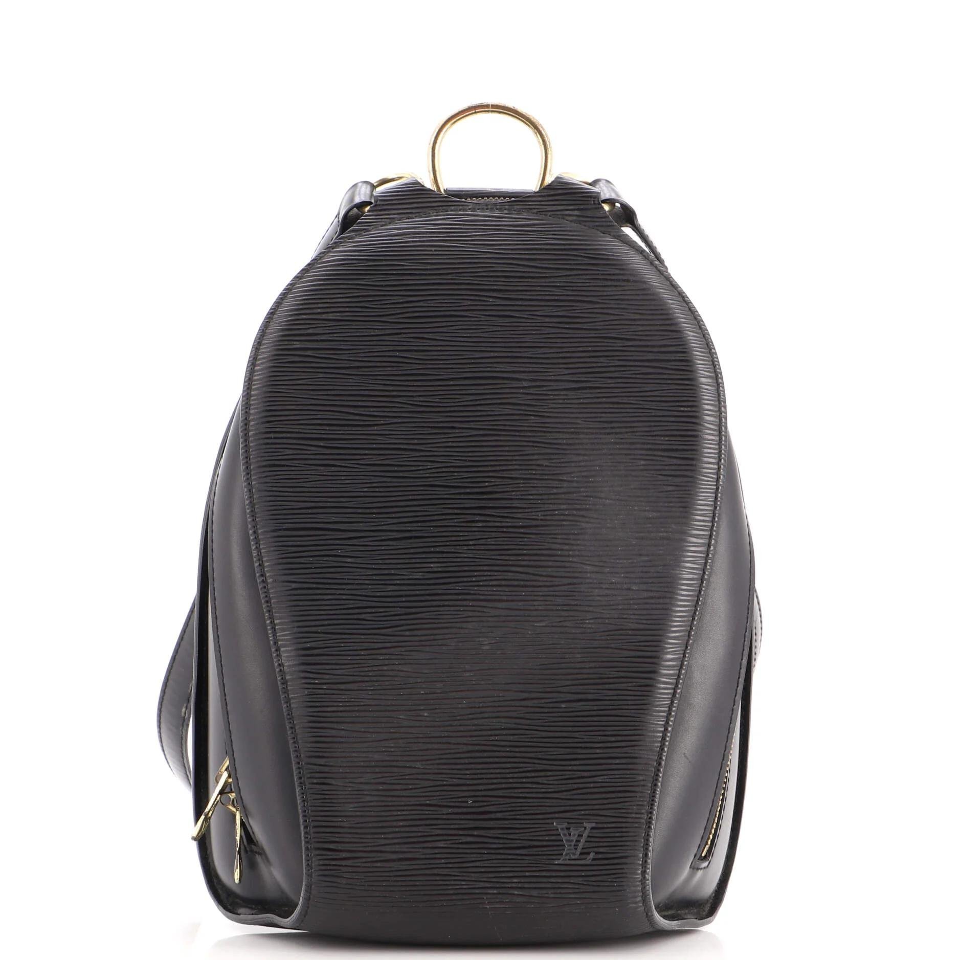 Leather backpack