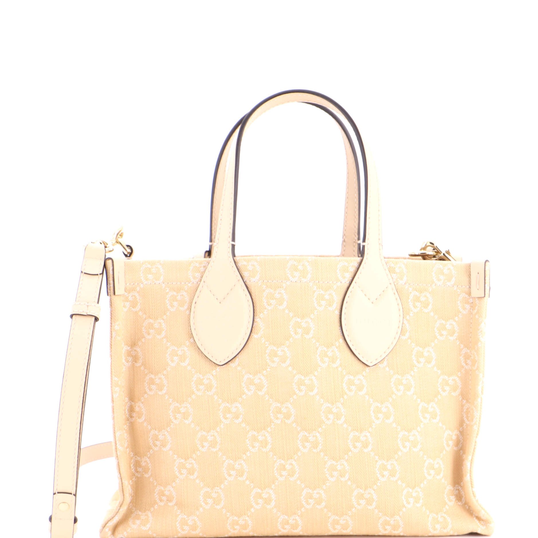 Ophidia Shopper Tote GG Denim Medium