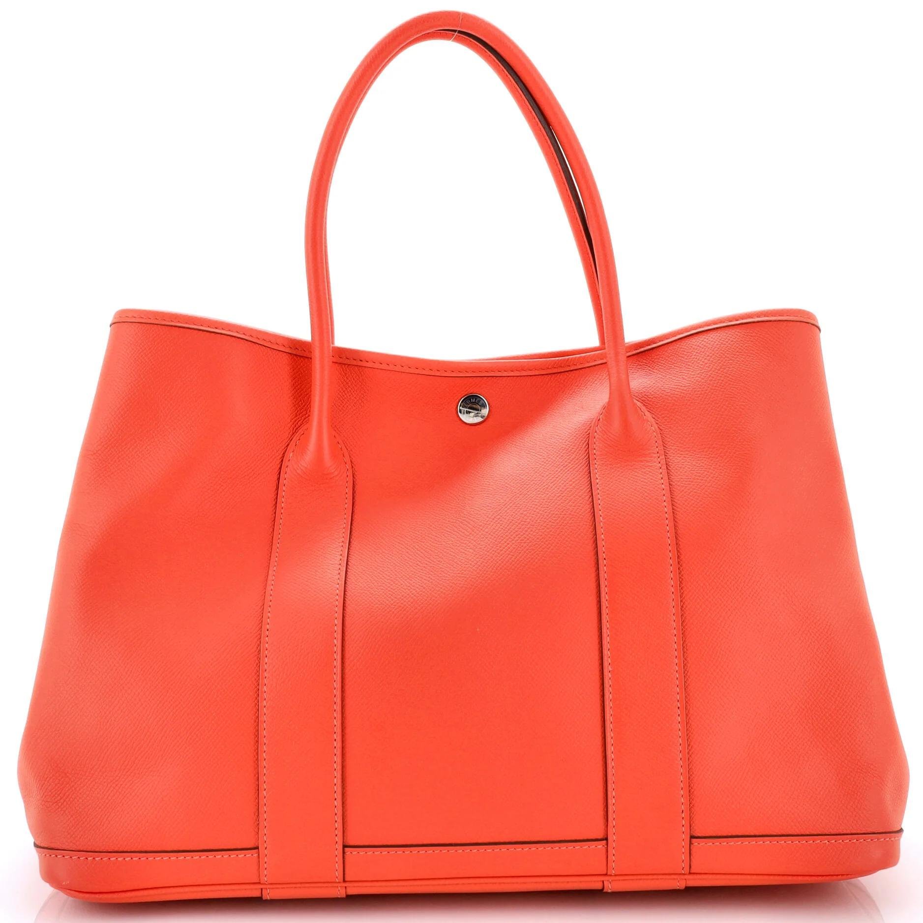 Leather tote