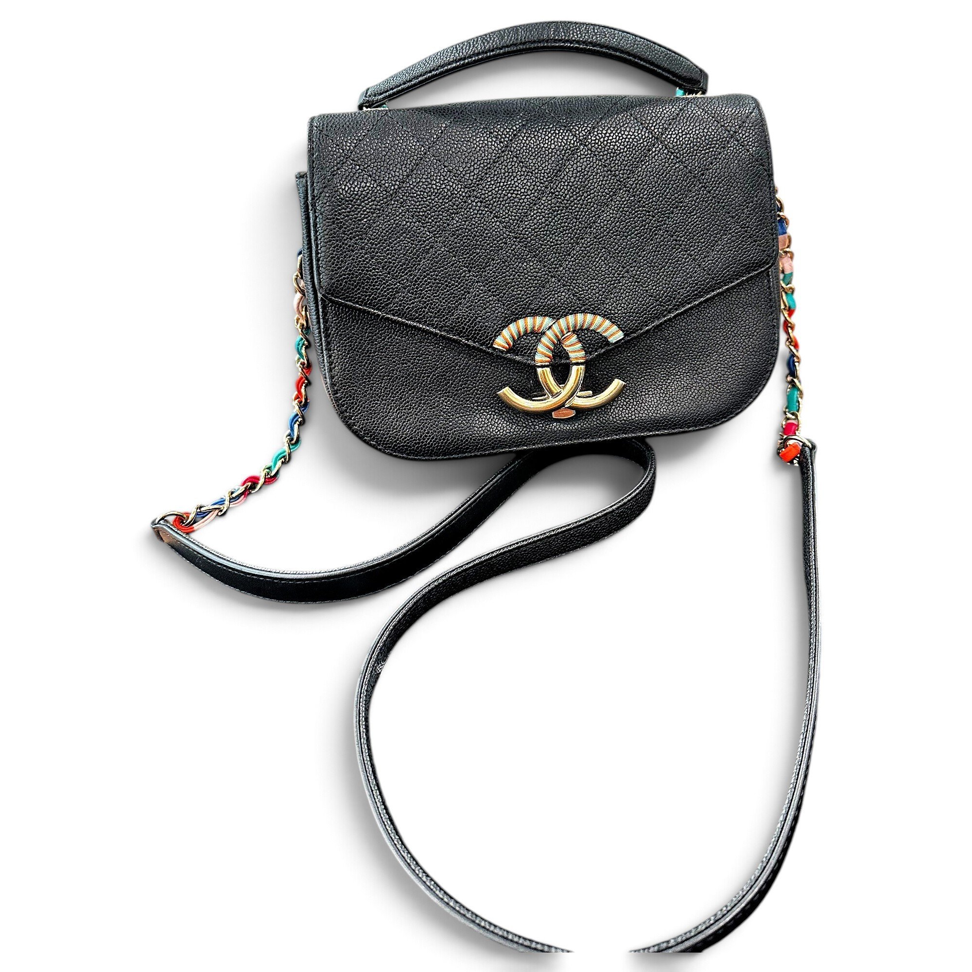 Coco Curve leather crossbody bag