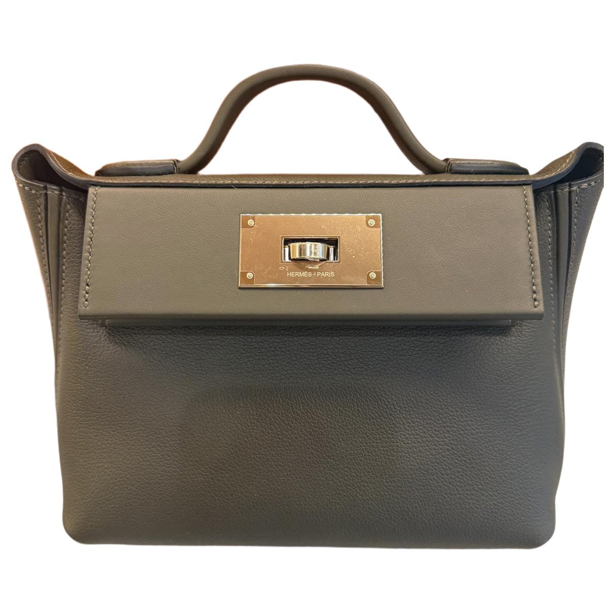 Hermes 24/24 Handbag Olive Green 2424