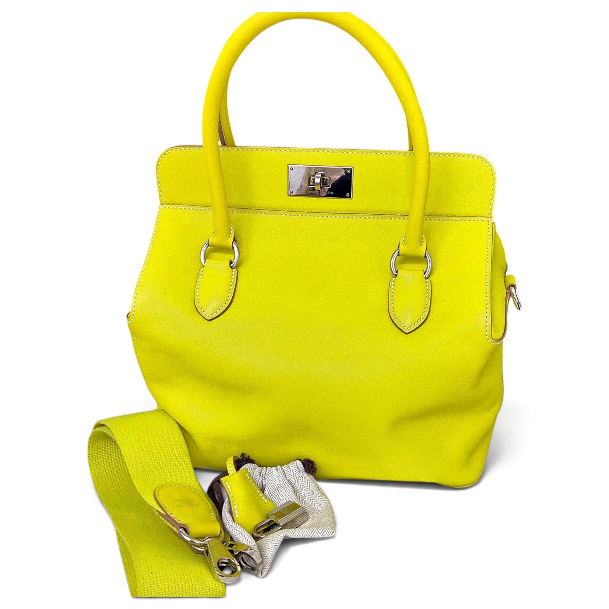 Toolbox leather handbag