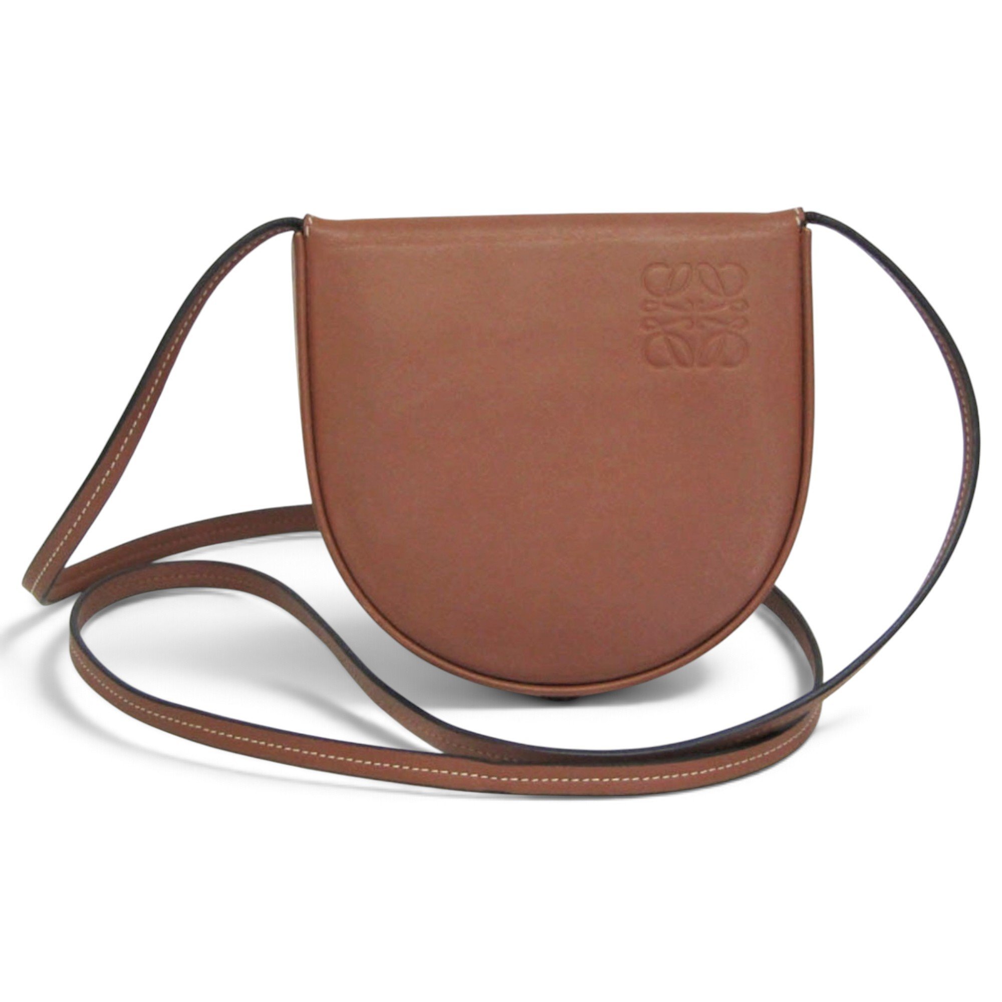 Heel leather crossbody bag
