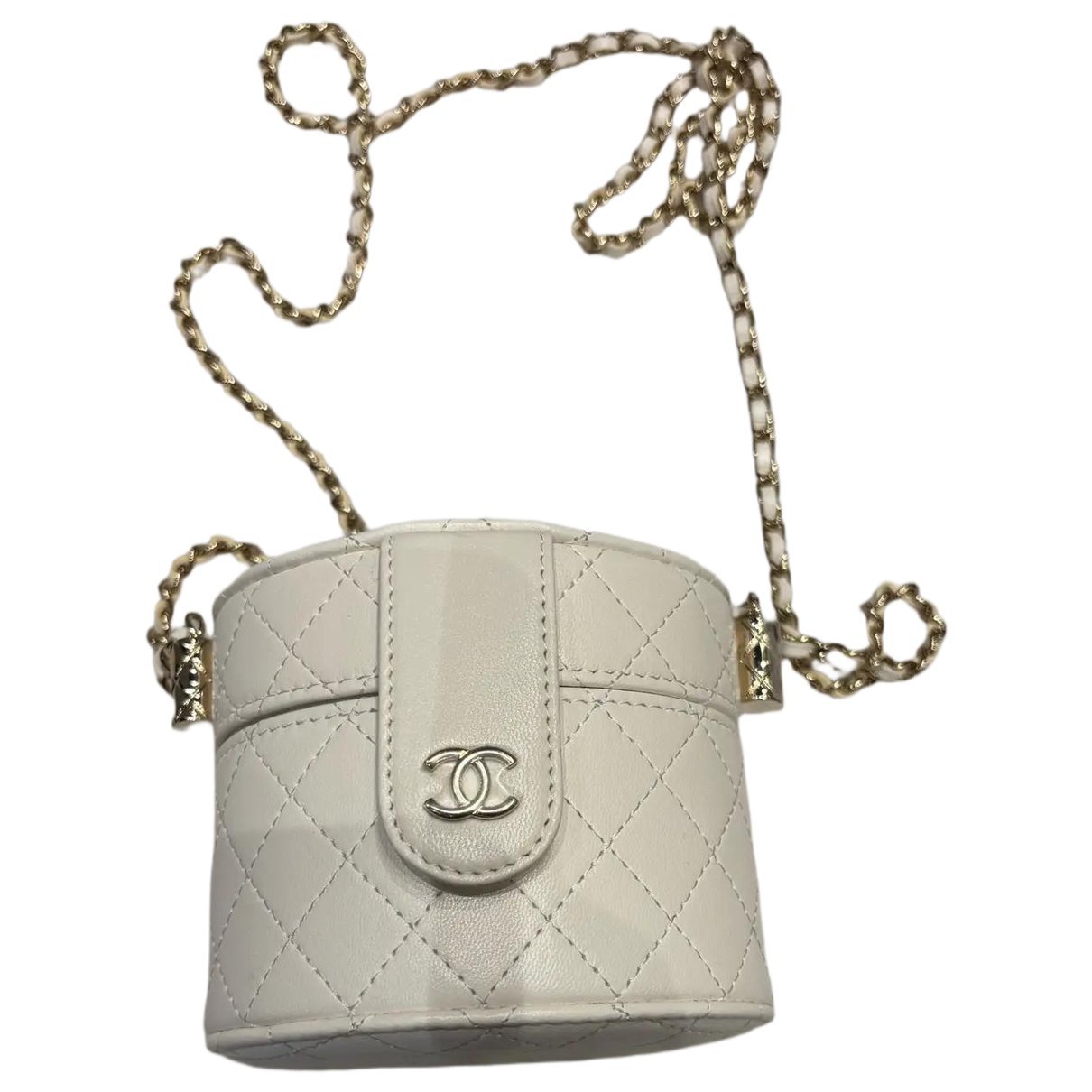 Trendy CC Vanity leather handbag