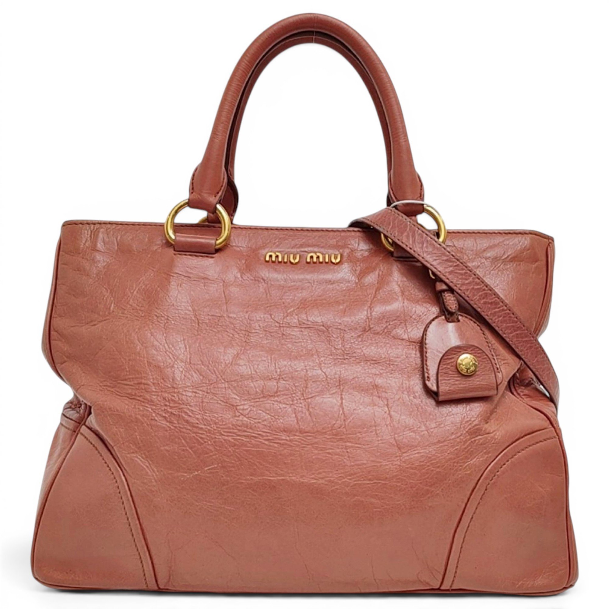 Vitello leather handbag