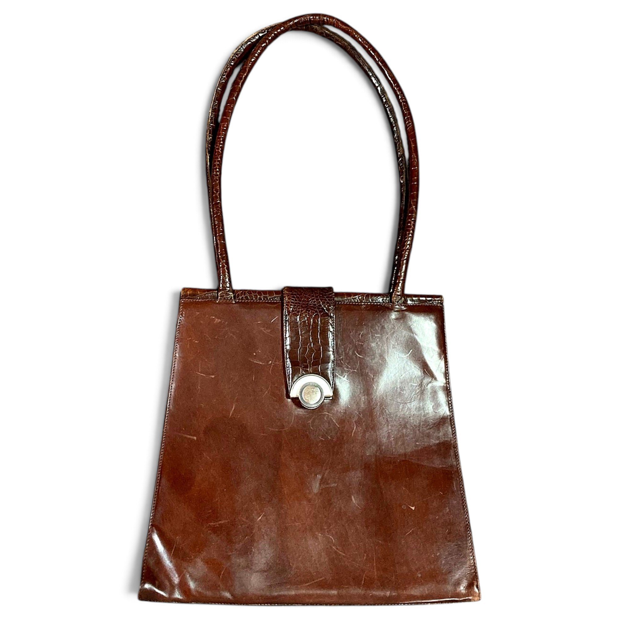 Leather handbag
