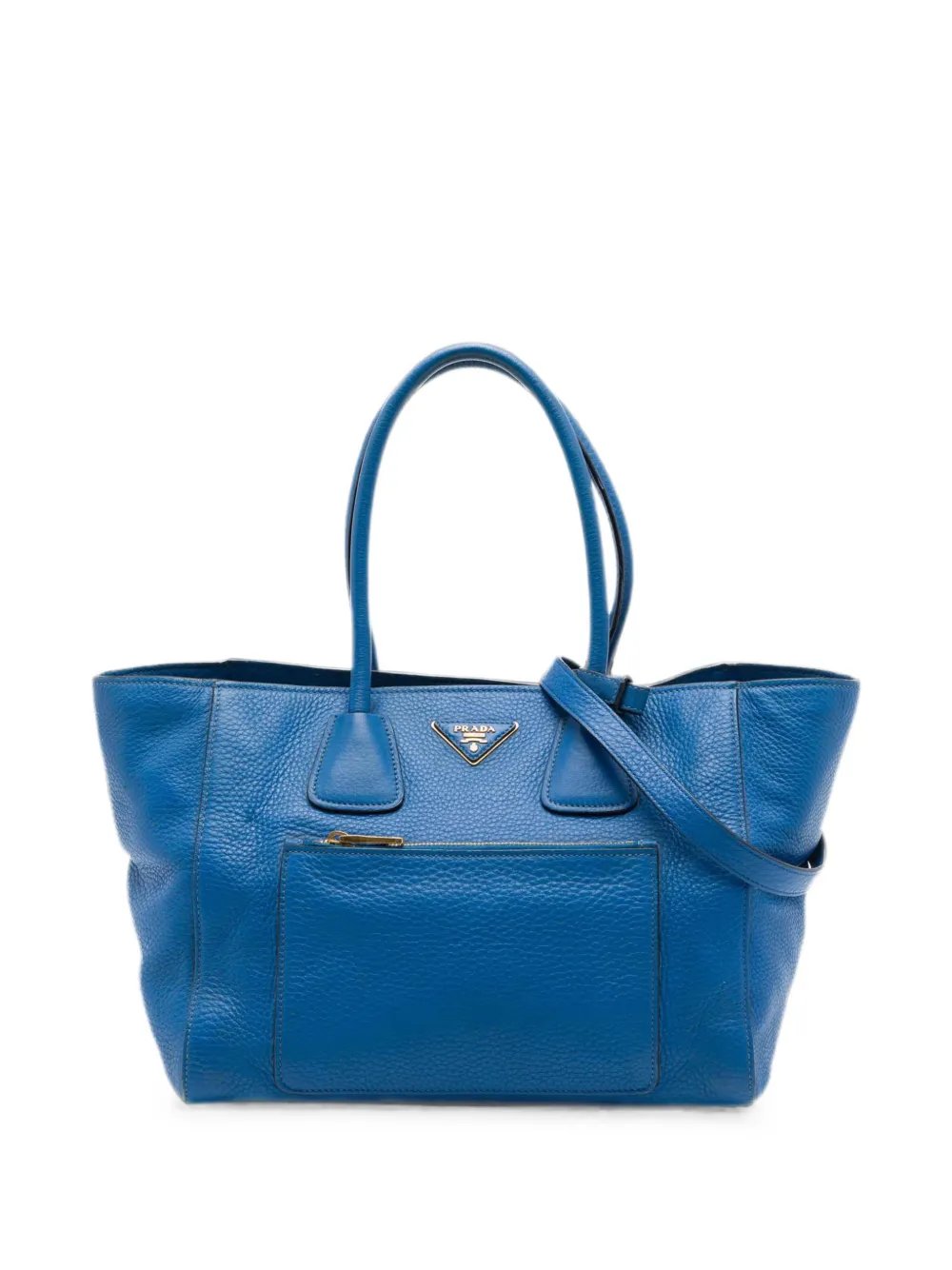 2000-2013 Vitello Daino Front Pocket Open Convertible Tote satchel