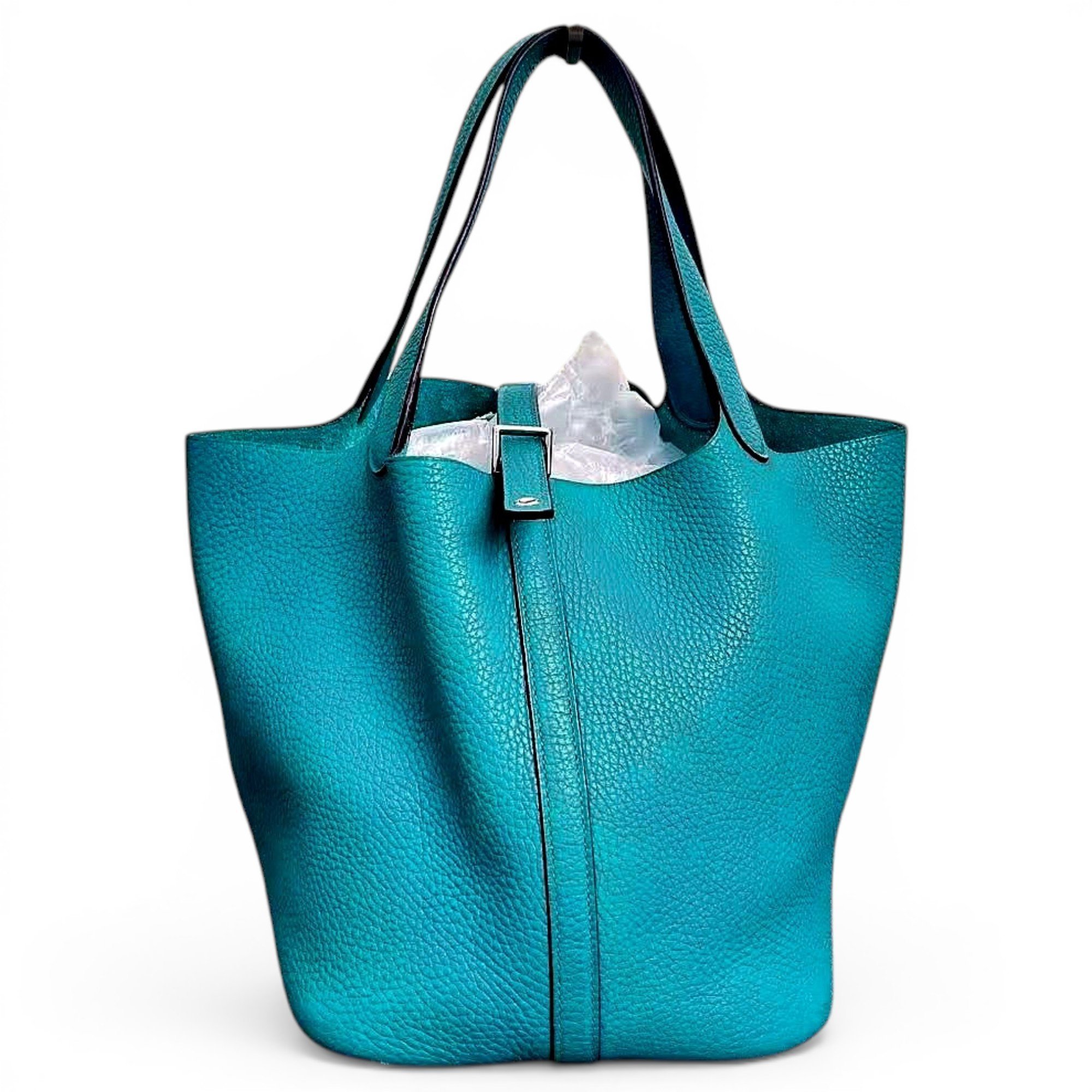 Picotin leather handbag