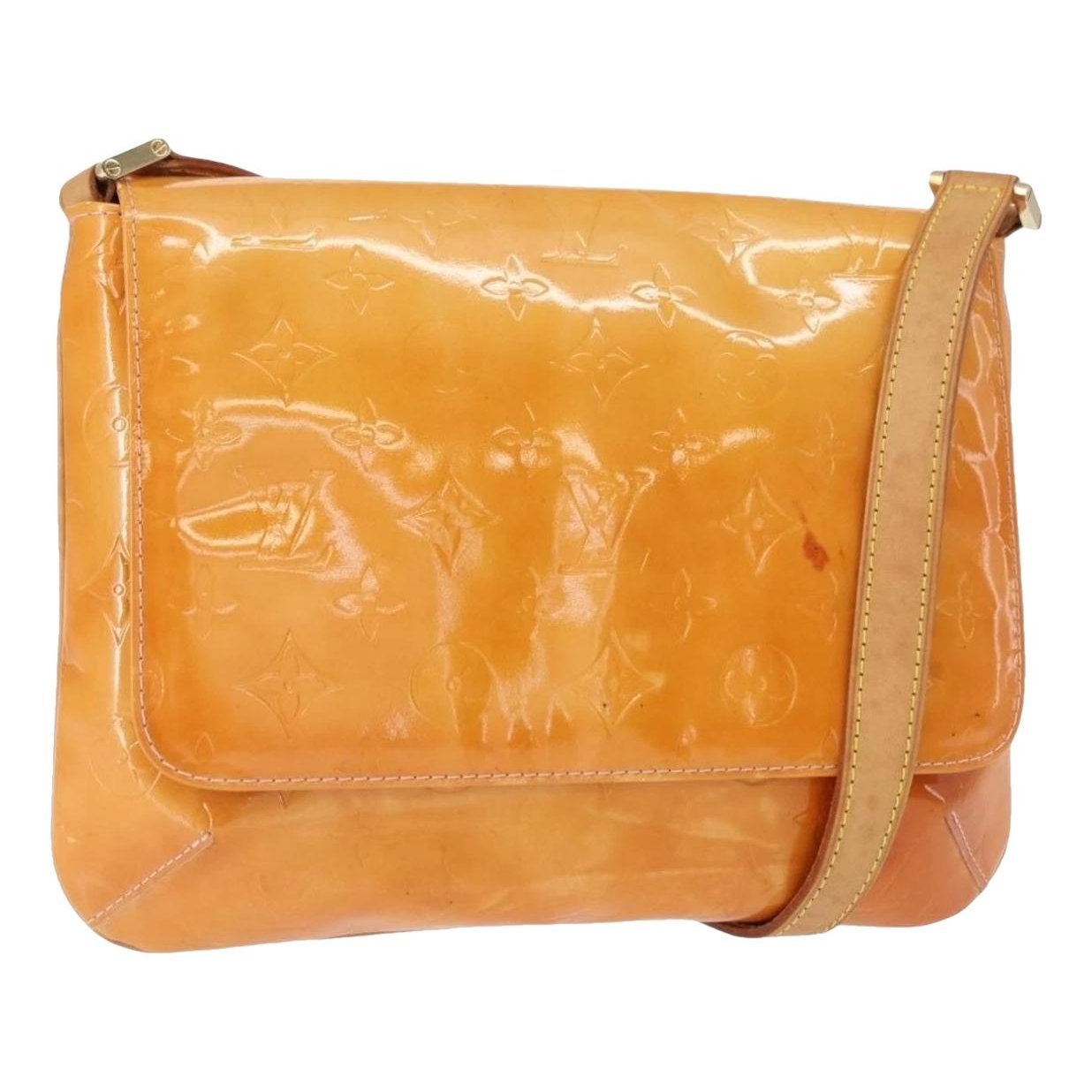 Patent leather handbag