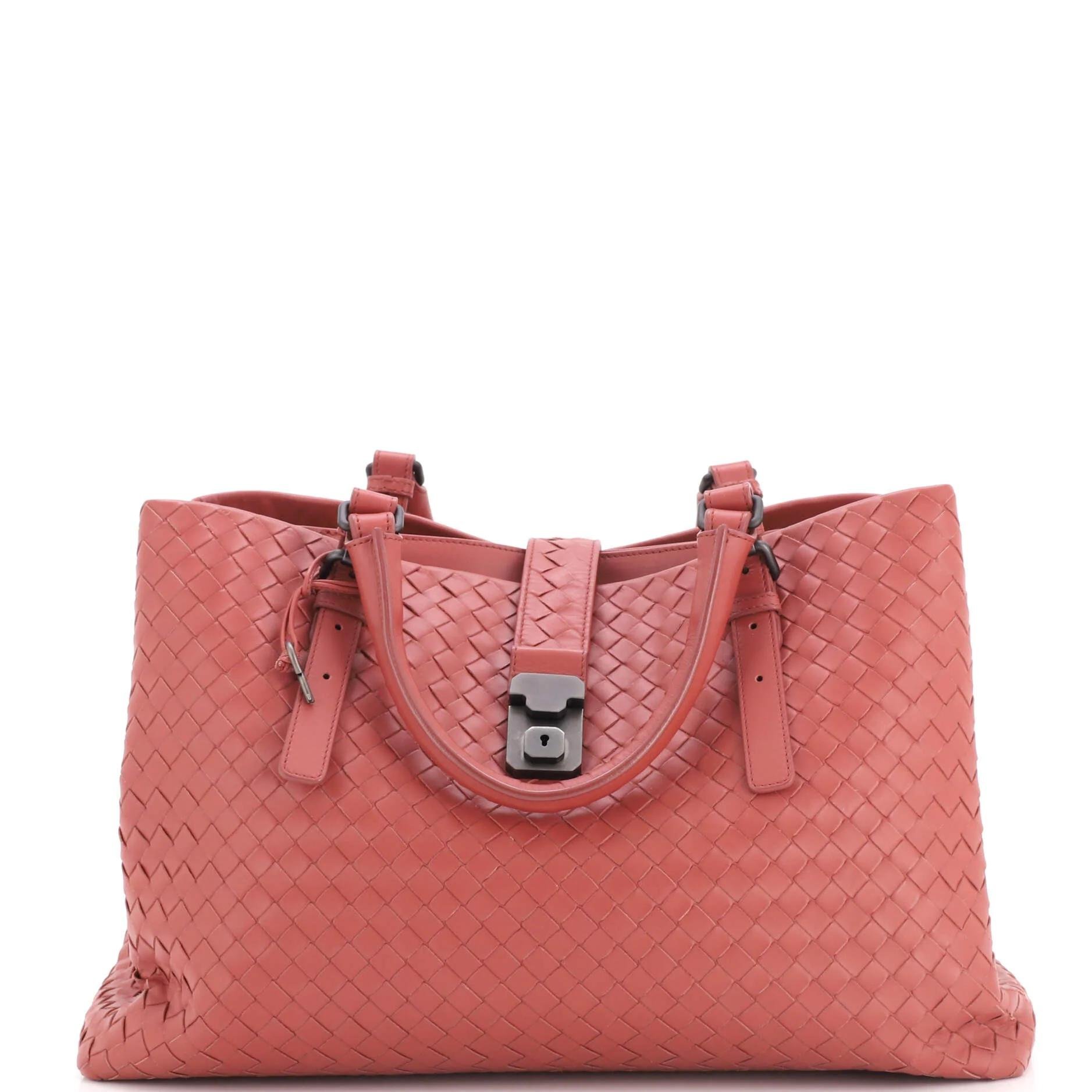 Leather tote