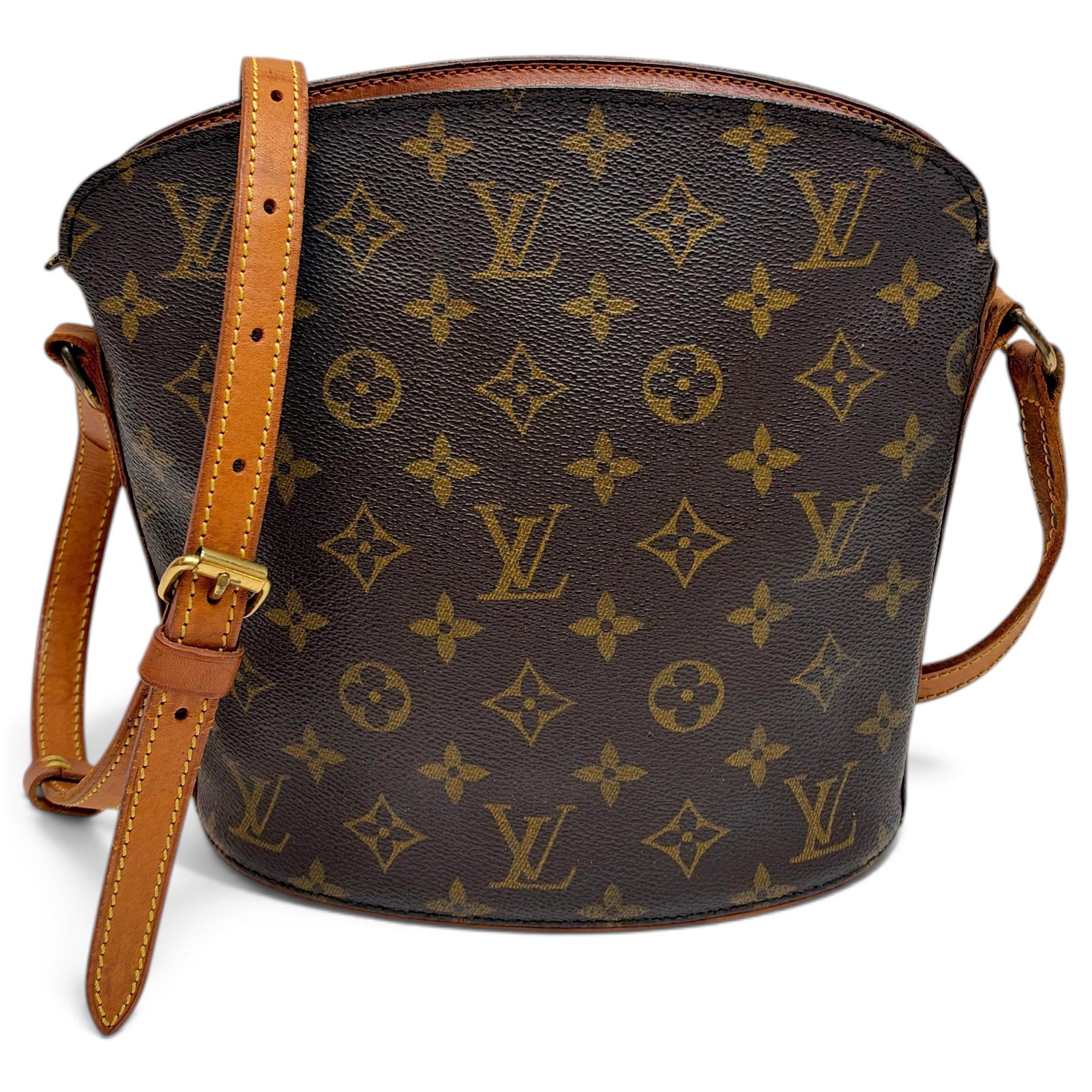 Drouot leather crossbody bag