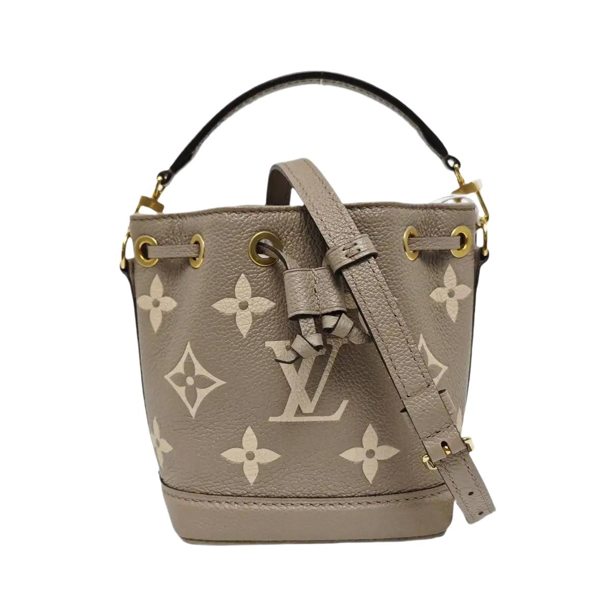 Nano Noé leather crossbody bag
