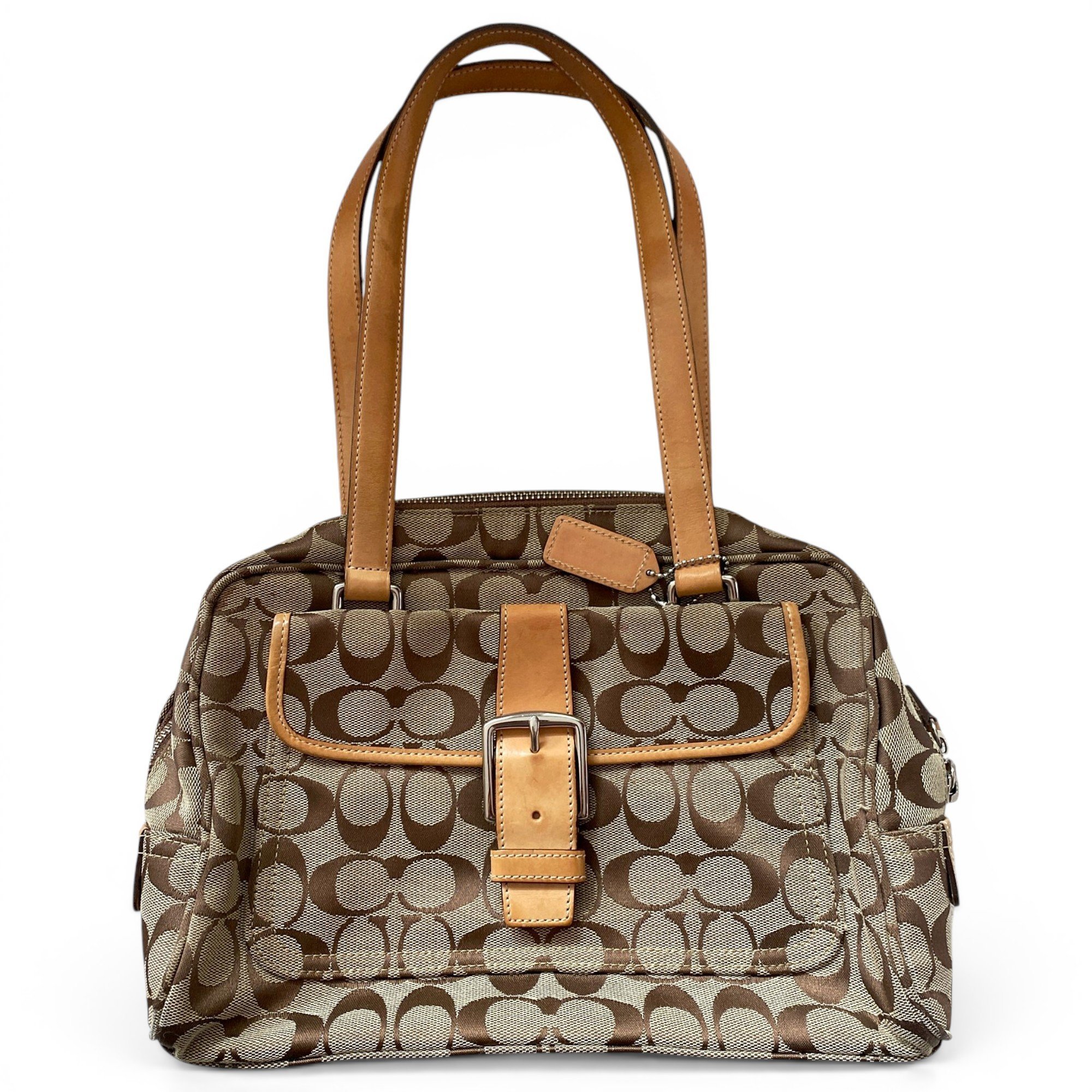 Signature Sufflette cloth handbag