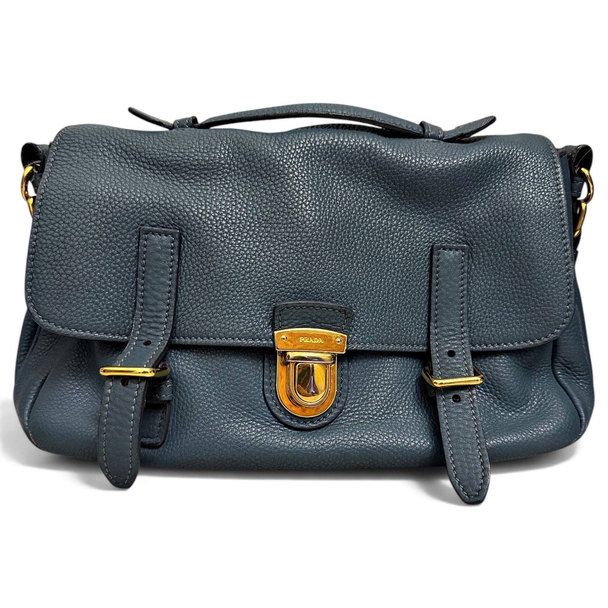 Cahier leather handbag