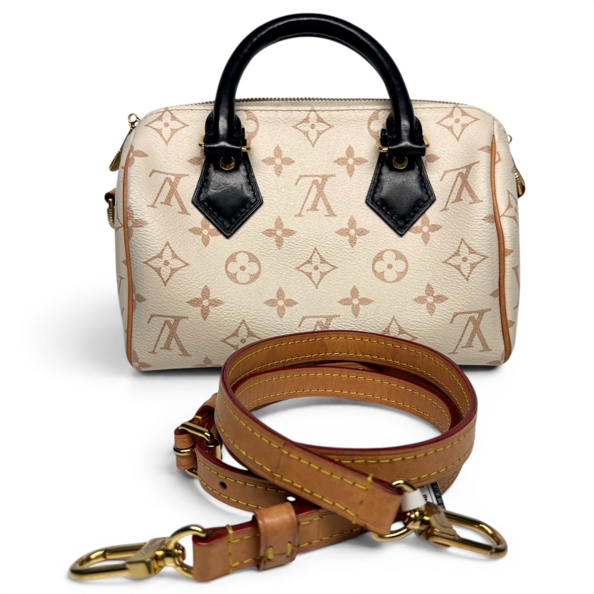 Speedy leather handbag