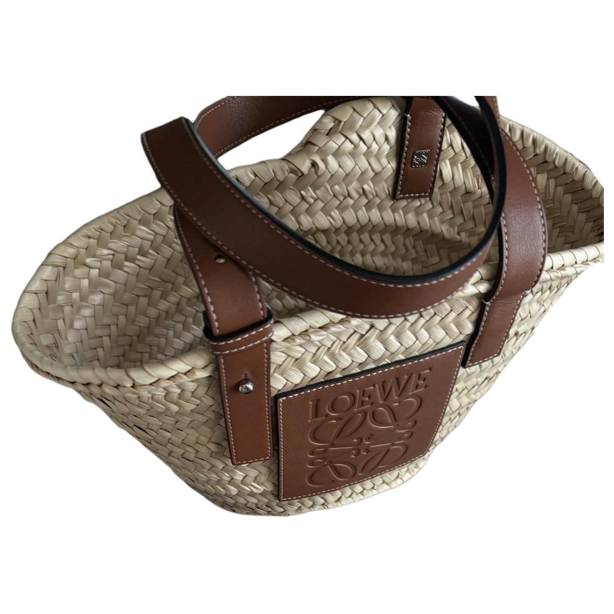 Basket Bag leather tote