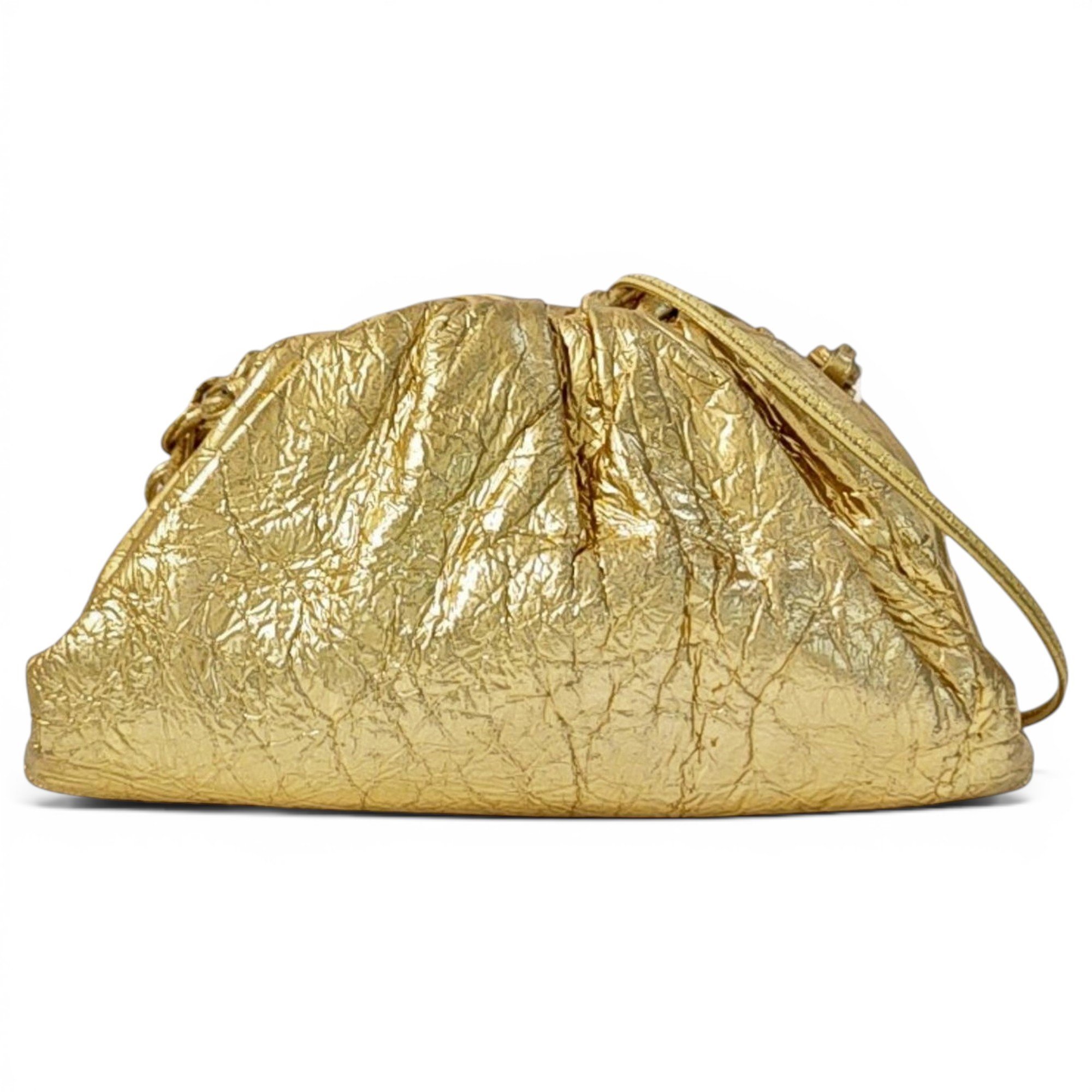 Pouch leather handbag