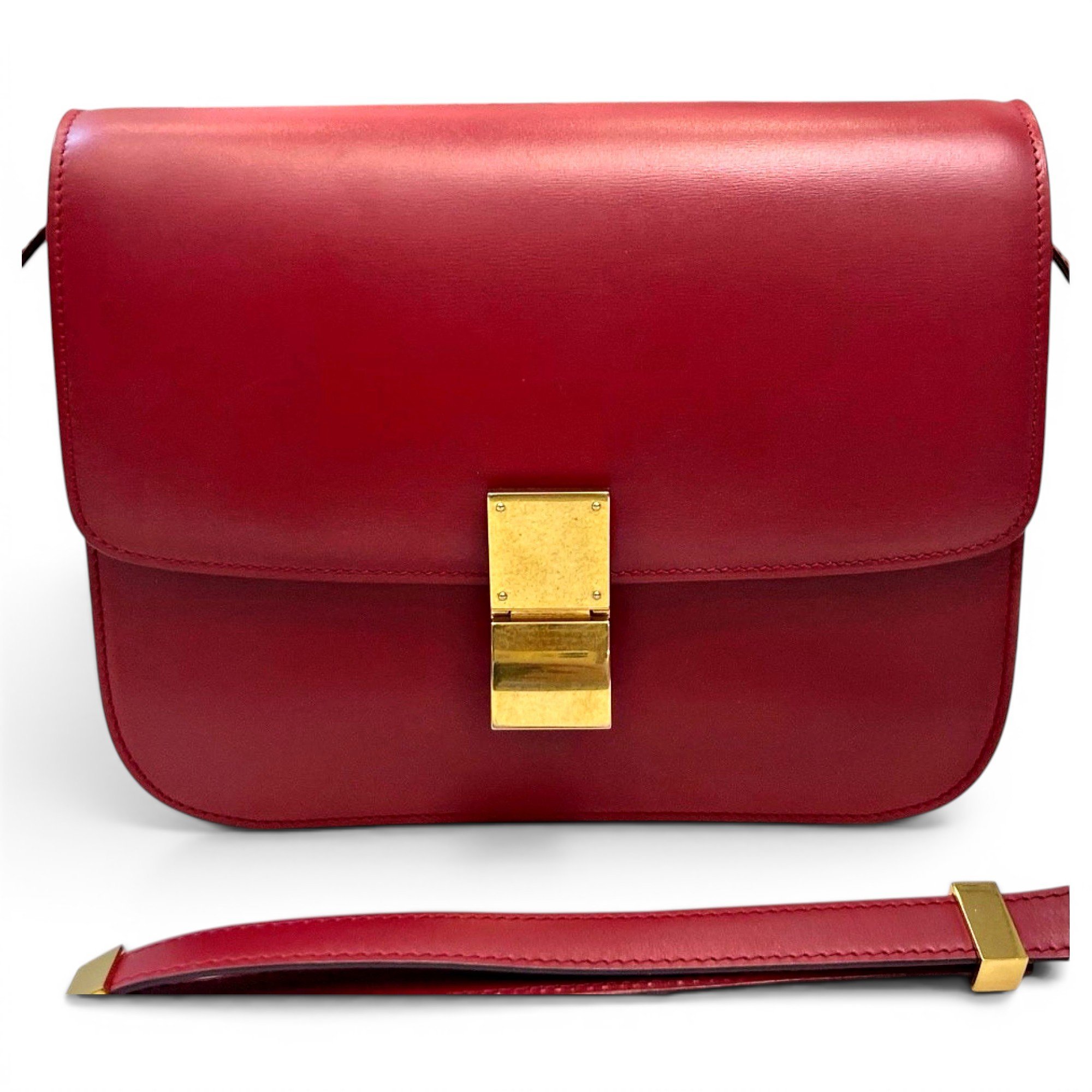 Classic leather handbag