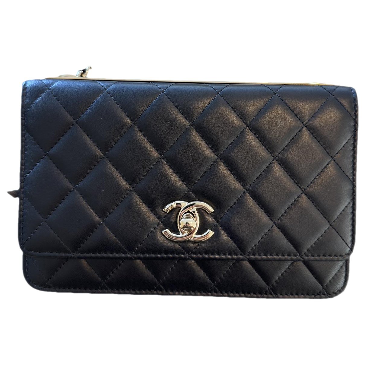 Wallet On Chain Timeless/Classique leather crossbody bag