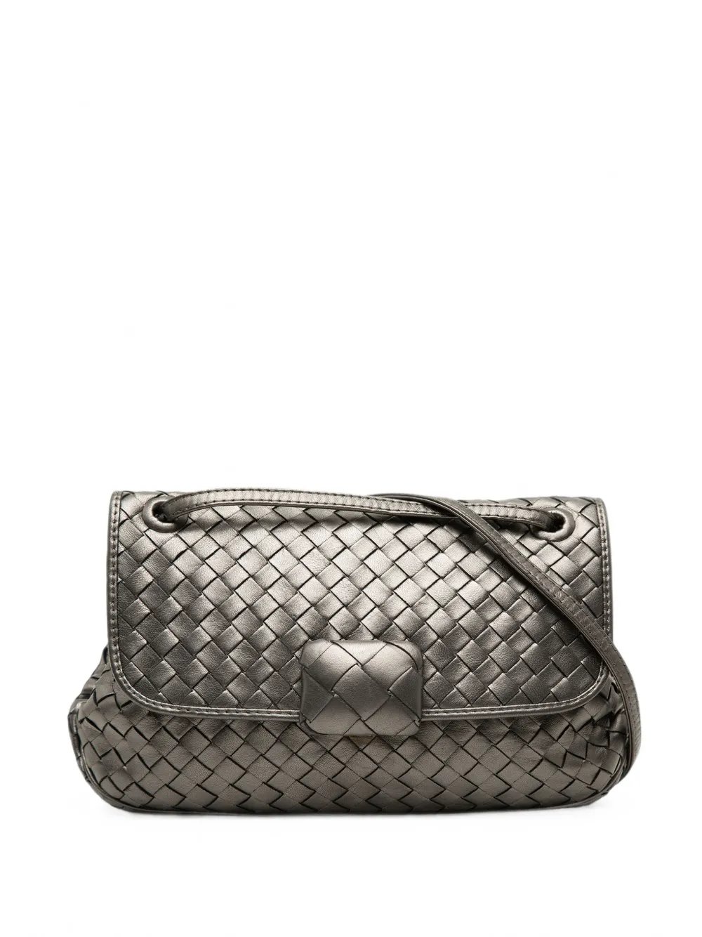 20th Century Metallic Nappa Intrecciato Flap shoulder bag