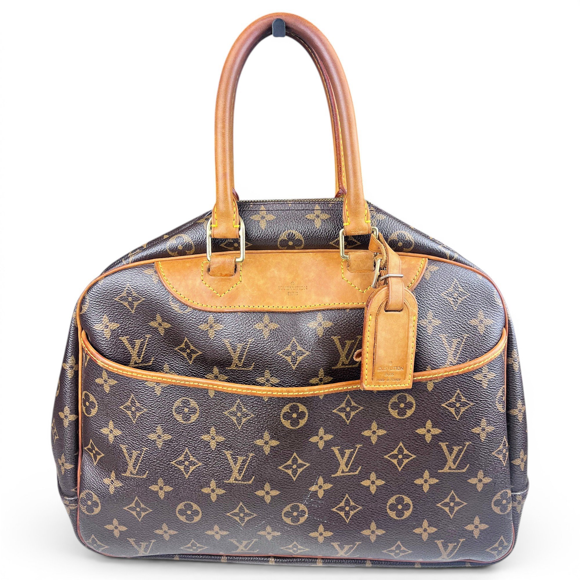 Deauville leather handbag