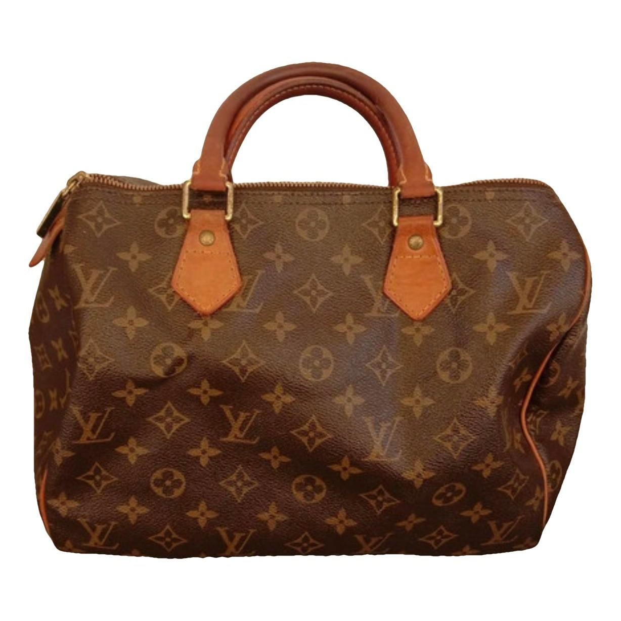 Speedy leather handbag