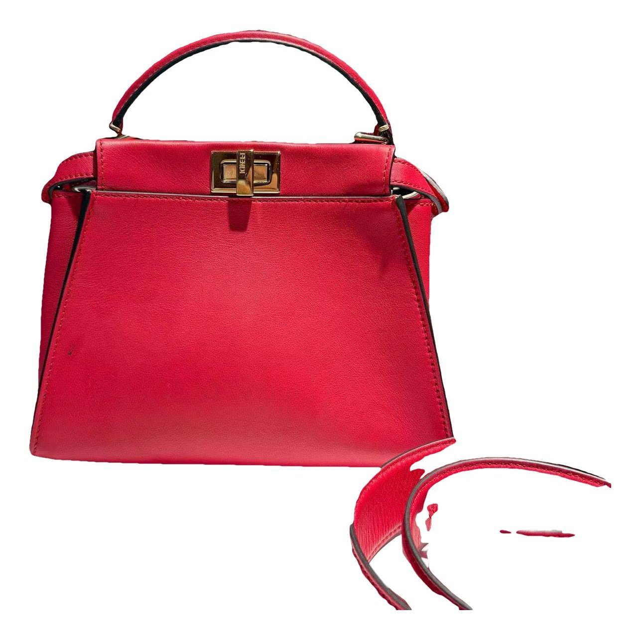 Peekaboo leather handbag