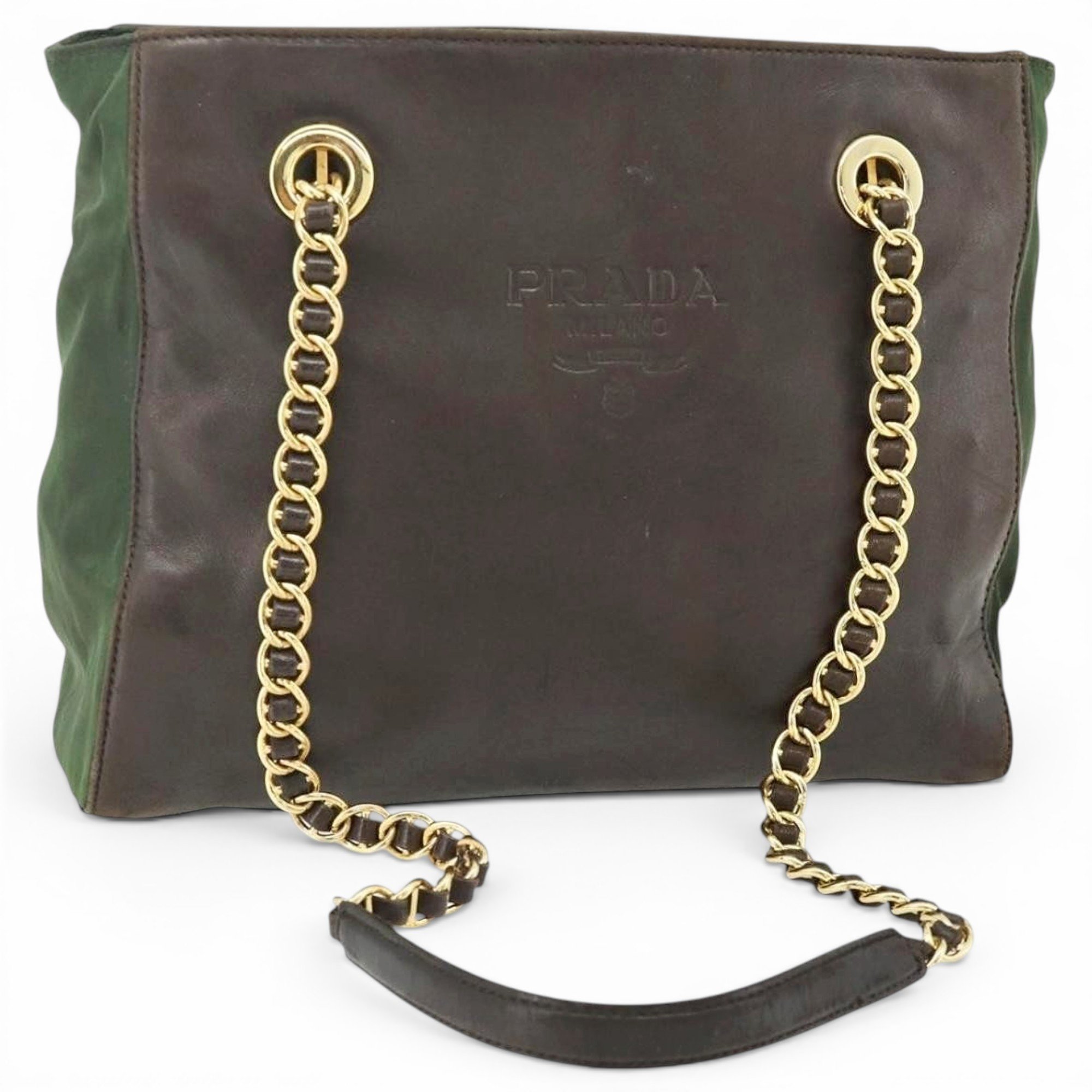 Leather tote
