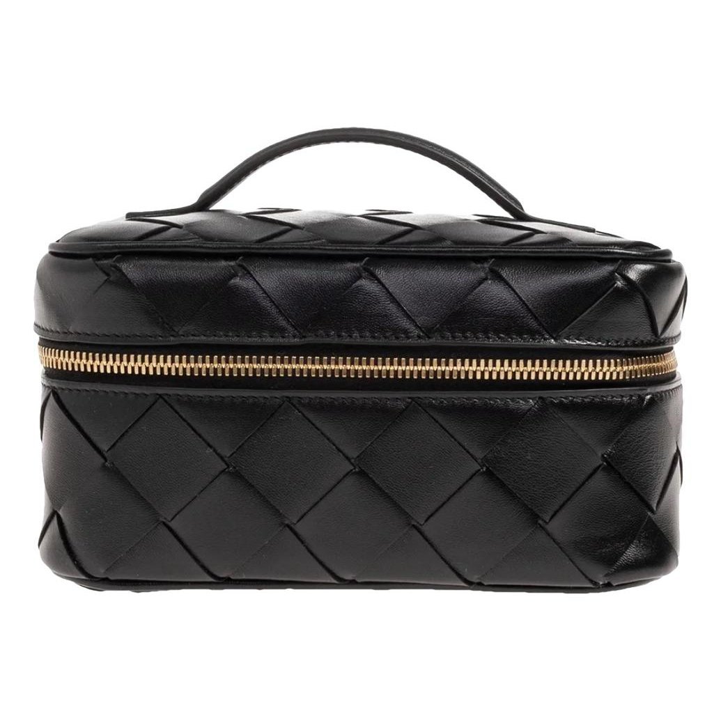 Leather vanity case