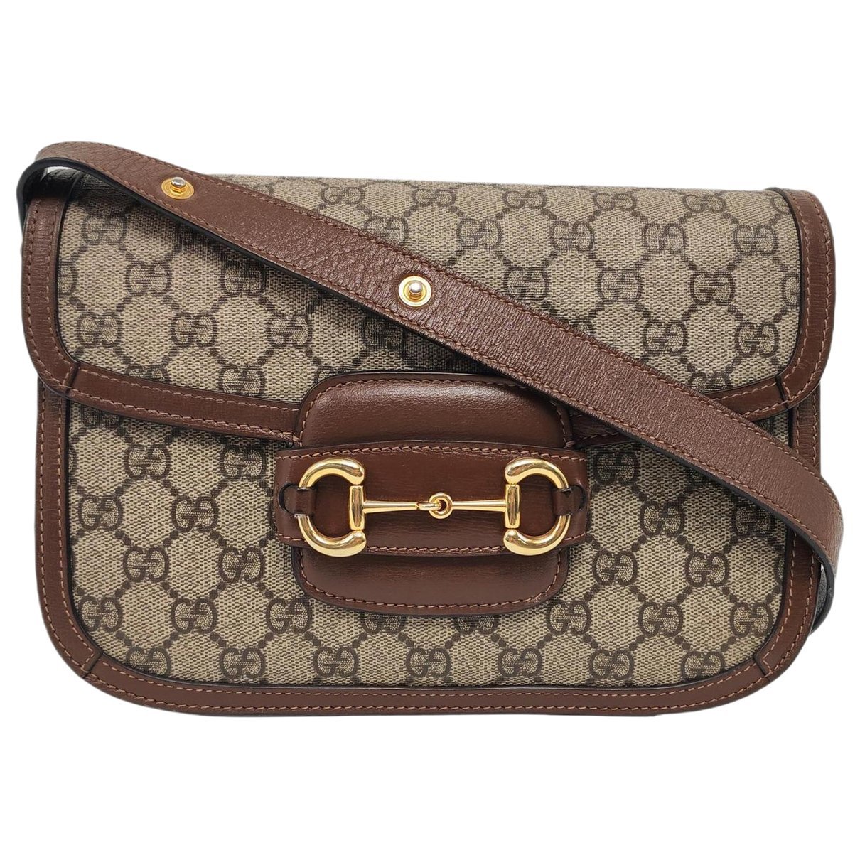 Handle Horsebit 1955 leather crossbody bag