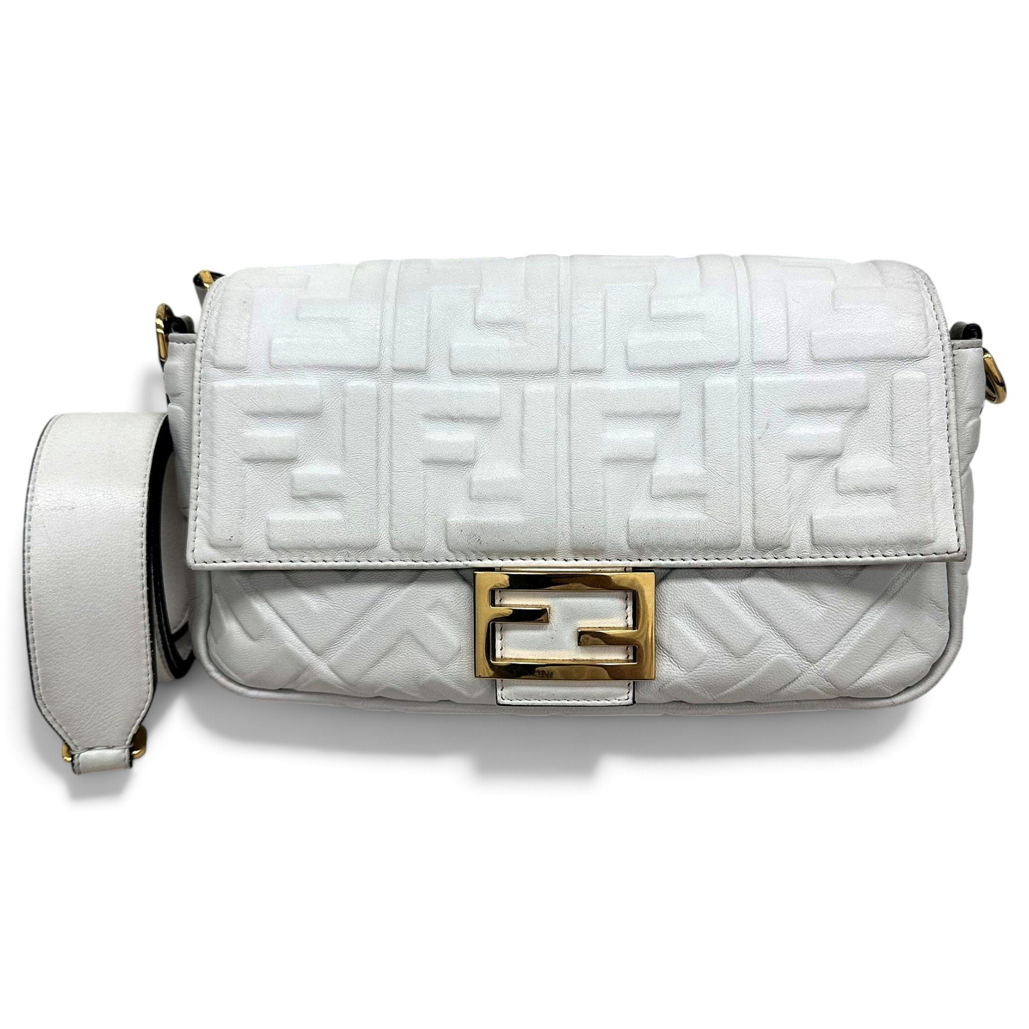 Baguette leather handbag