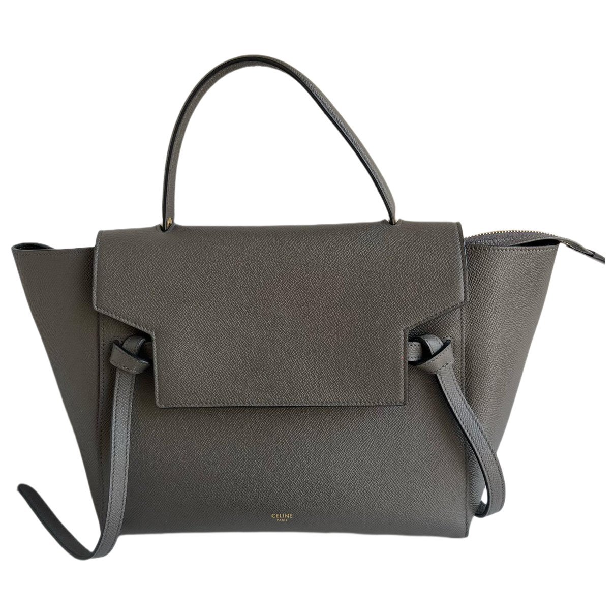 Belt leather handbag