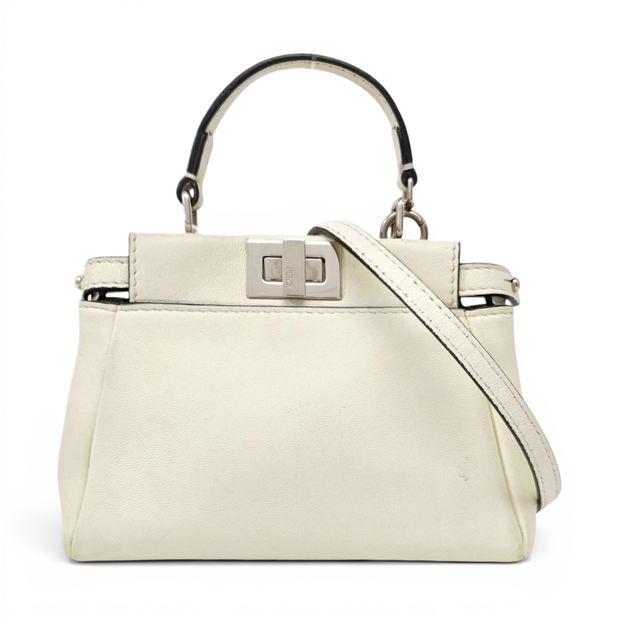 Peekaboo leather handbag