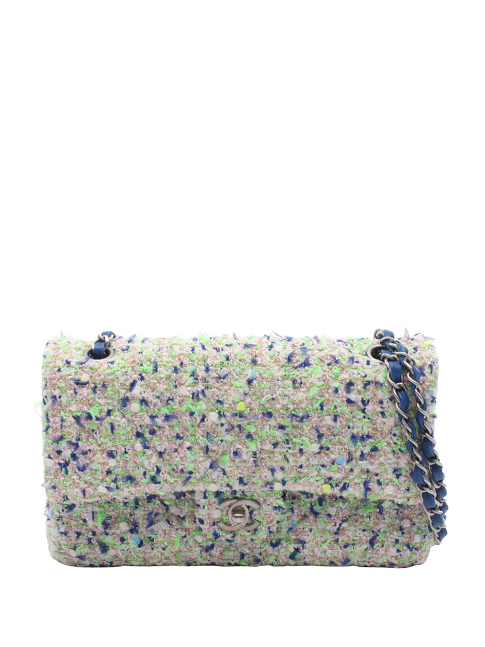 2021-2026 Medium Classic Tweed Double Flap shoulder bag