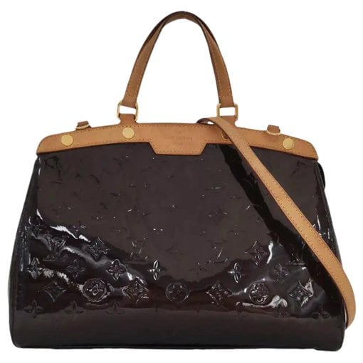 Bréa patent leather handbag