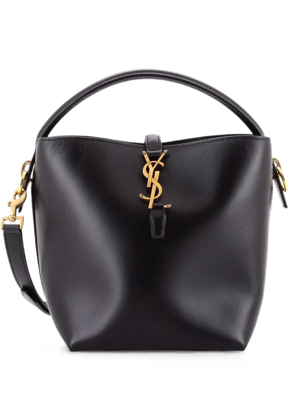 Le 37 Leather Mini bucket bag
