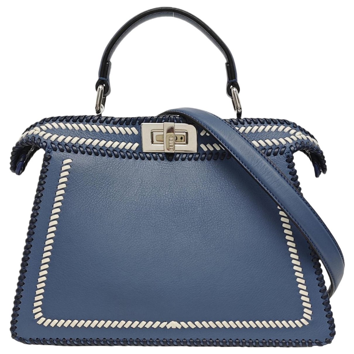 Peekaboo leather handbag