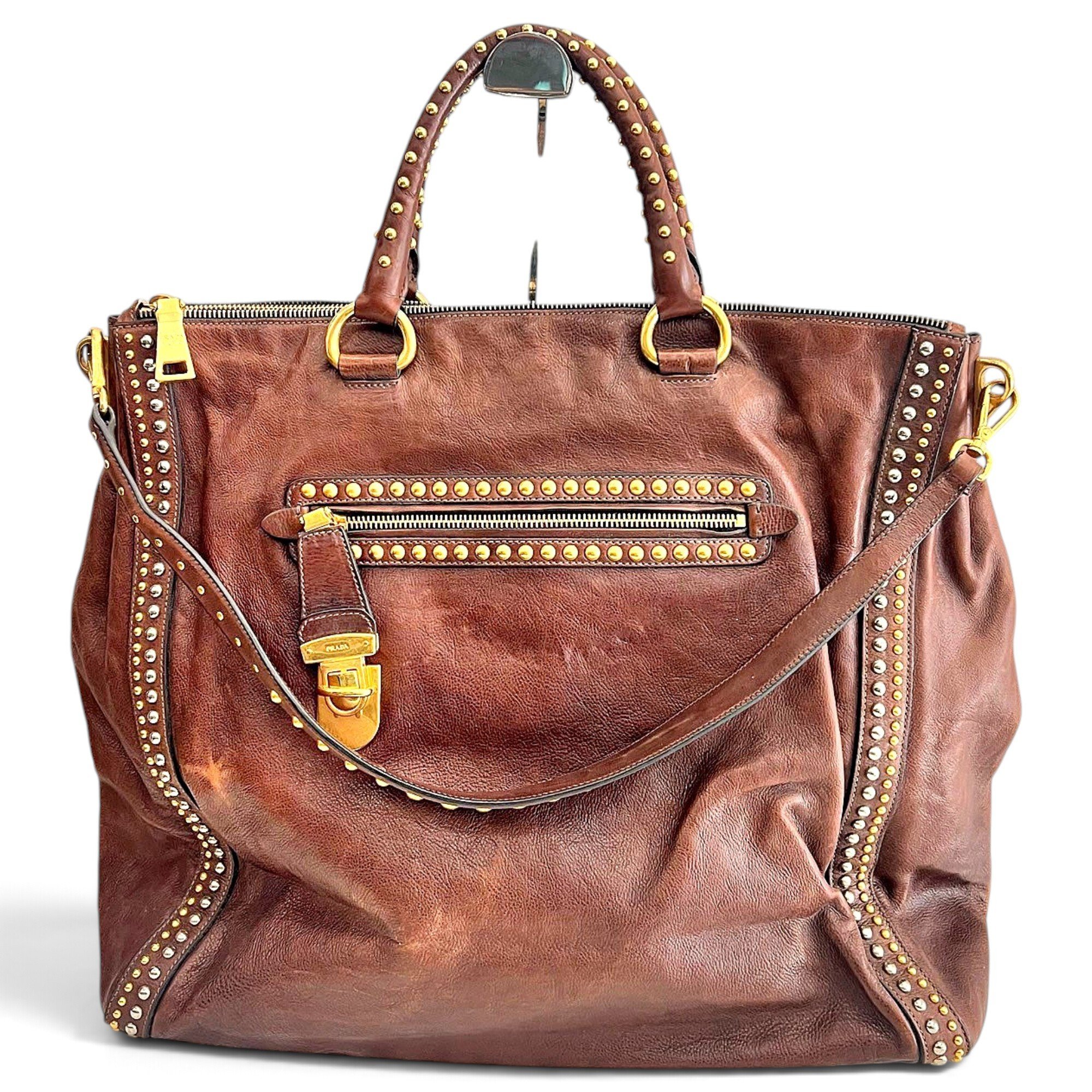 Leather handbag