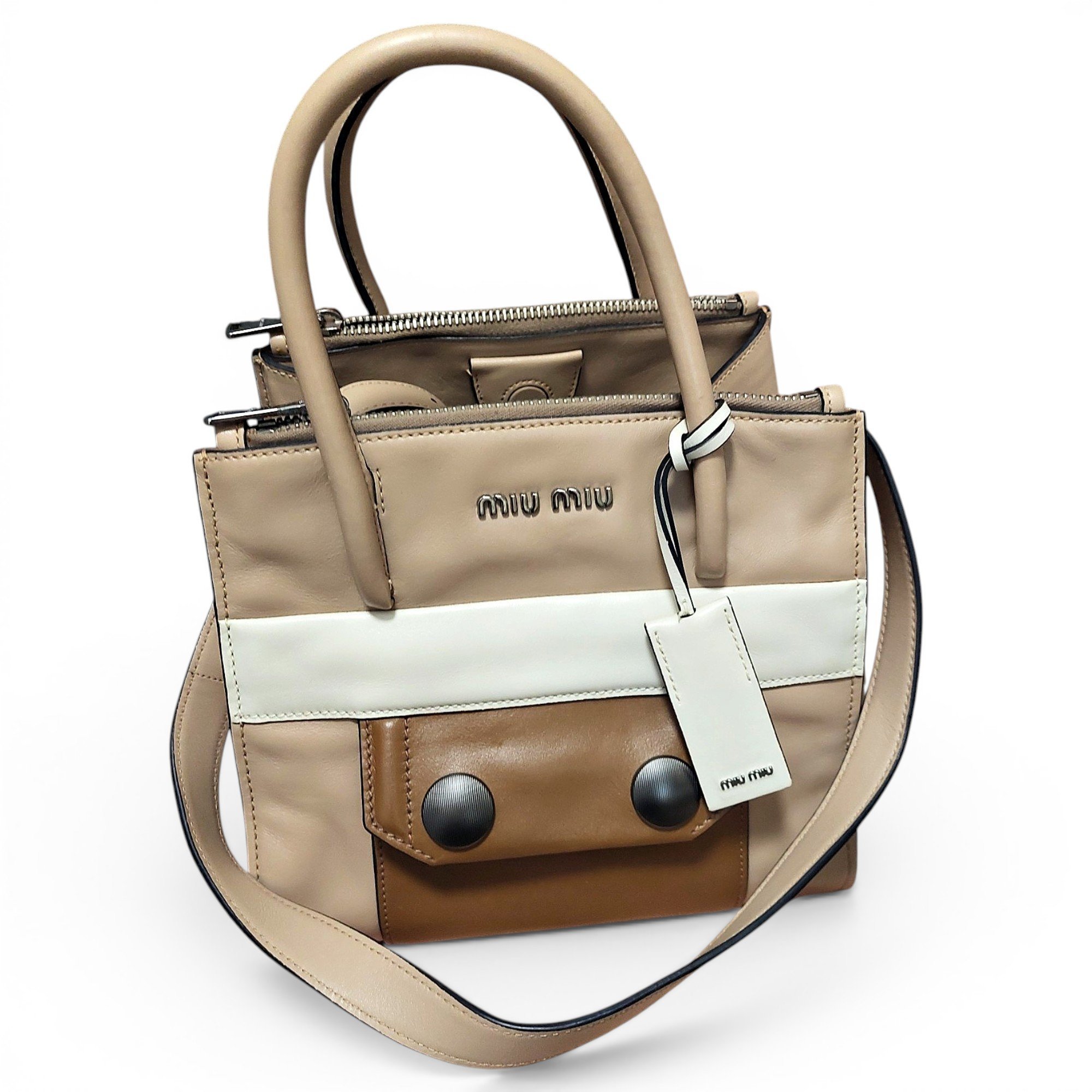 Leather handbag