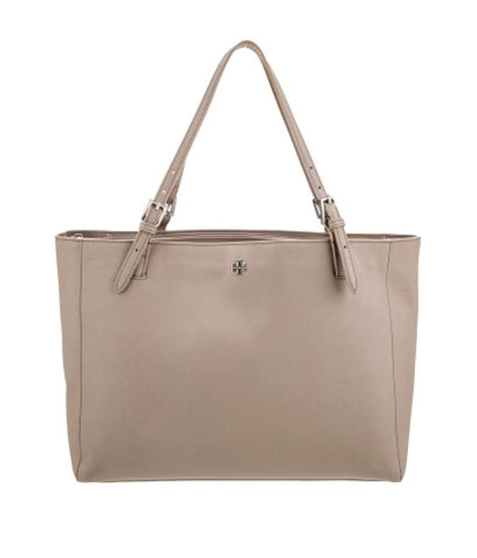 Tory Burch Burch Saffiano Leather Tote