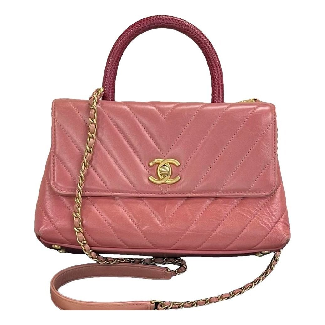 Coco Handle leather handbag
