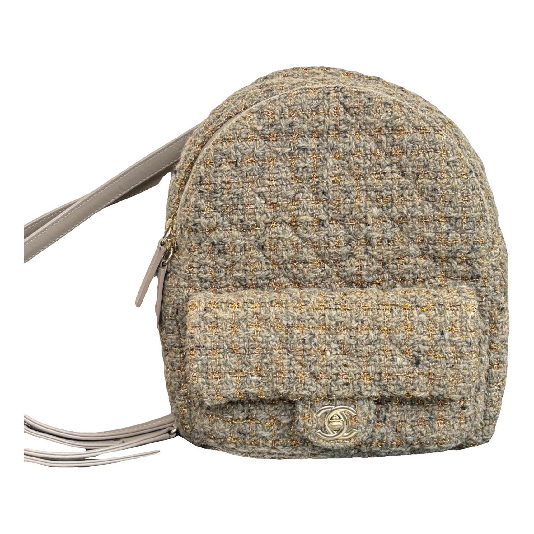 Tweed backpack