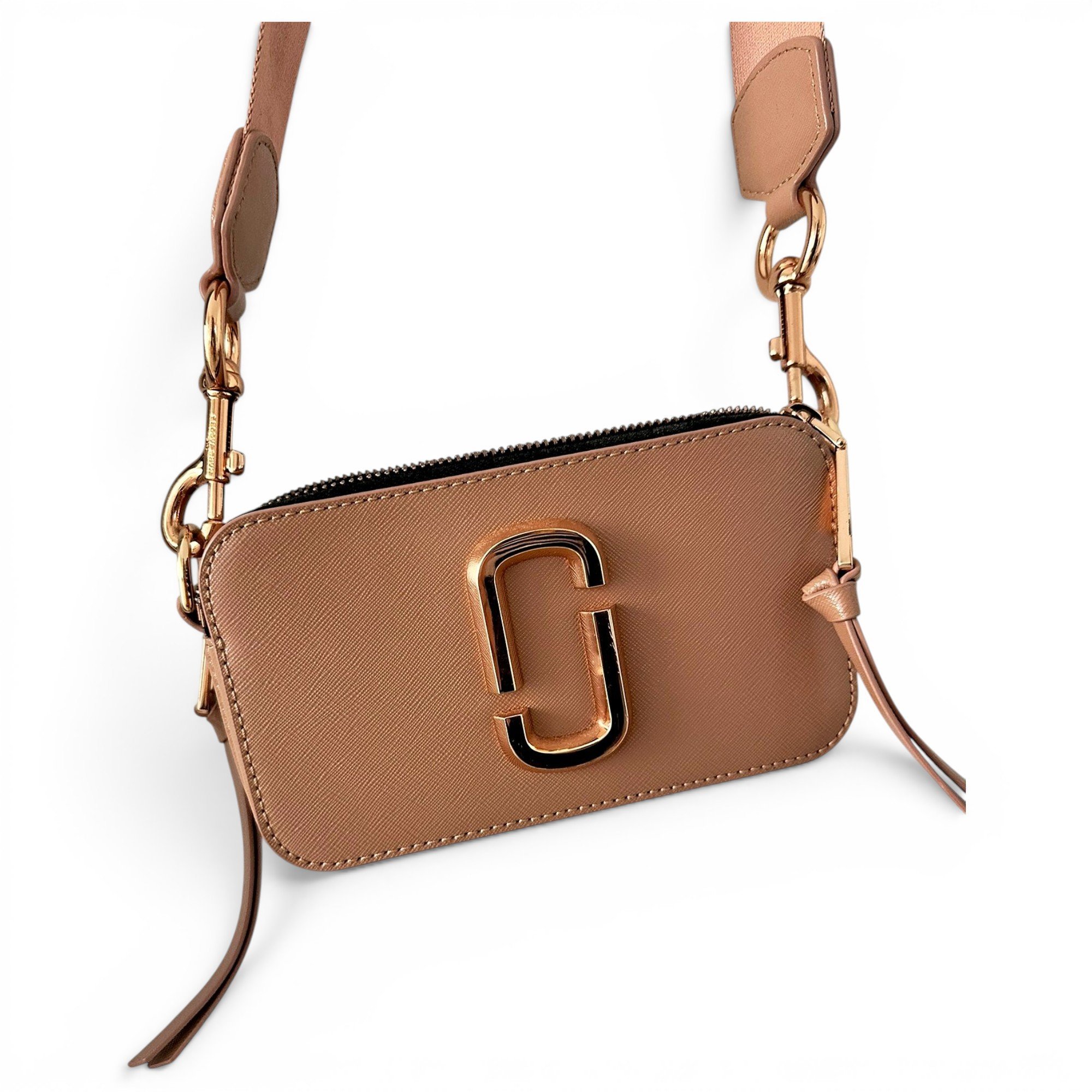 Snapshot leather crossbody bag